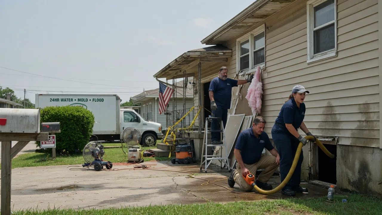 Water Damage Repair in Connerville, OK near me